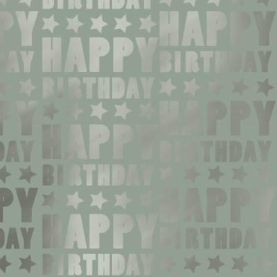 Art-Nr-021-8015165-100m-Happy-Birthday-Stars-Metallic-mint-Packfix-Geschenkpapier-2024-Ganzjahr-Deluxe