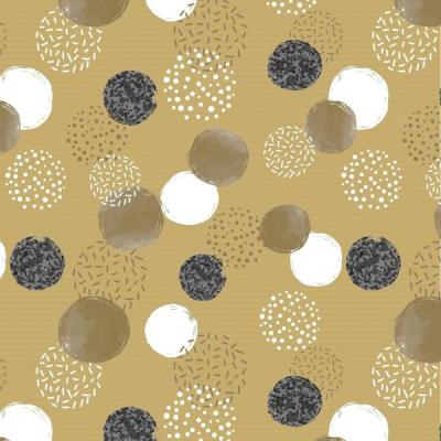 Art-Nr-421-4020514-250m-kraft-bn-Dots-Black-white-gold-Packfix-Geschenkpapier-2024-Ganzjahr-Kraft-Recycelt