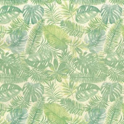 Art-Nr-121-7120503-100m-Graspapier-tropical-leaves-white-greenPackfix-Geschenkpapier-2024-ThemenFlorales-Tiermotive