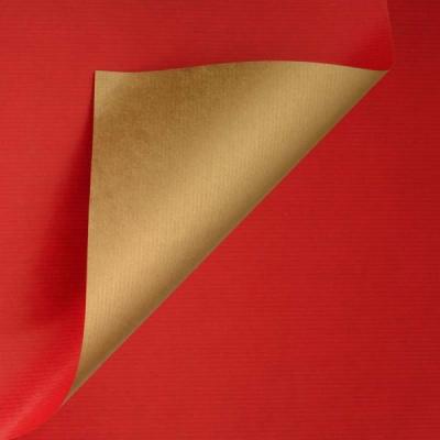 uArt-Nr-104-995-50cm_x_200m-UNI-DUO-Kraft-rot-gold-PACKFIX-GESCHENKPAPIER